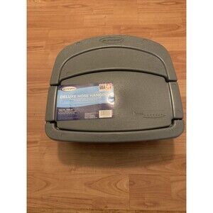 Suncast Deluxe Hose Hangout with Storage Compartment Gray Hard Plastic